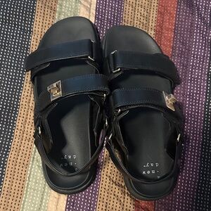 a new day Black Platform Sandals